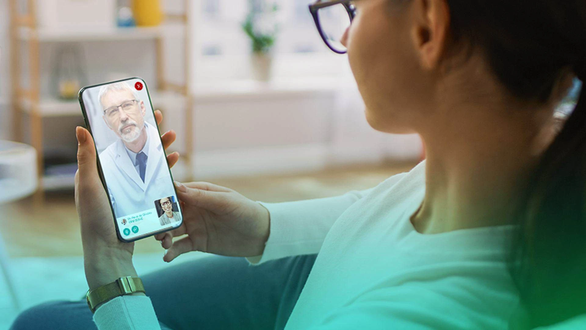 Atendimento de telemedicina por videochamada
